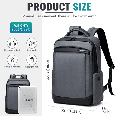 sac á dos / Pc / Luxe / Slim / Extensible sac à dos pratique thumbnail 3