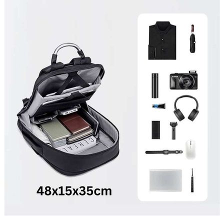 sac á dos, extensible, Ordinateur, grande capacité 41L, voyage thumbnail 2