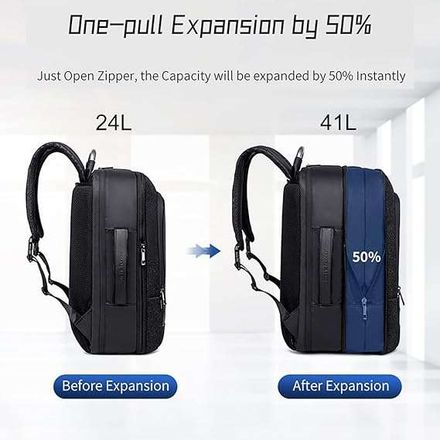 sac á dos, extensible, Ordinateur, grande capacité 41L, voyage thumbnail 3