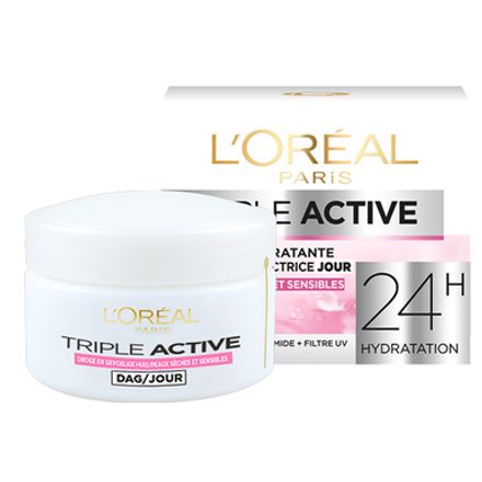 Crème de jour hydratante Triple Active peaux sèches et sensibles - 50ml thumbnail 1