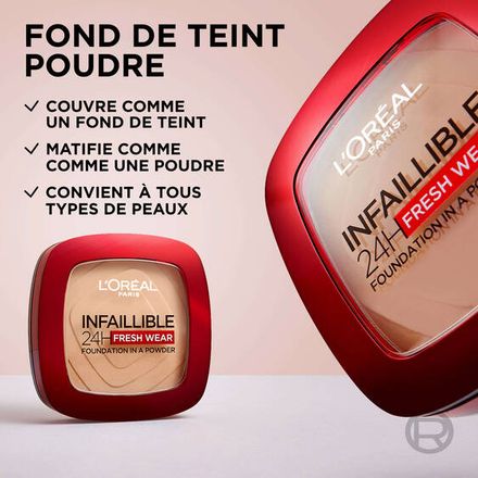 Fond De Teint En Poudre Infaillible 24h-Réf 120 thumbnail 3