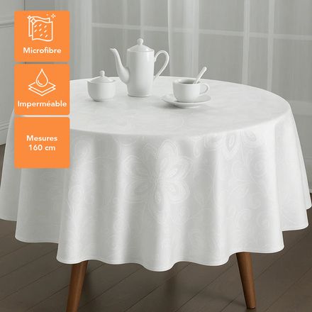 Nappe de Table Imperméable - Table Ronde 160 Cm thumbnail 1