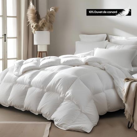 Couette Premium Mi-saison Enveloppe 100% Coton - Duvet de Canard 300g thumbnail 3