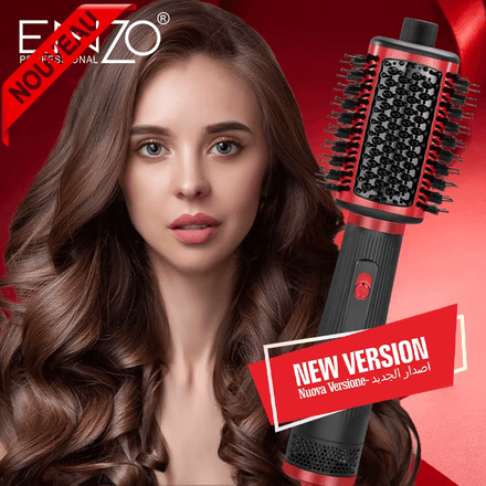 Brosse soufflante Sèche-Cheveux 4 en 1 Salon Lisseur Cheveux Bigoudi  Volumisante 1500W En-4123 thumbnail 4