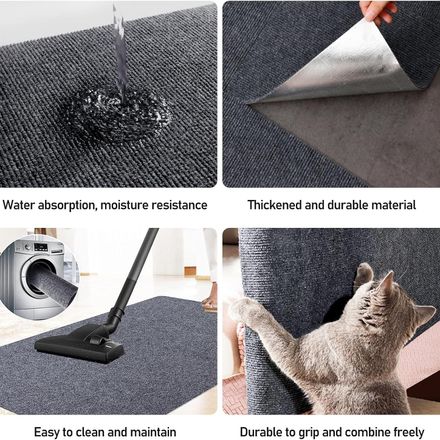 Tapis Griffoir Auto-Adhésif pour Chat – Protection Meubles thumbnail 3