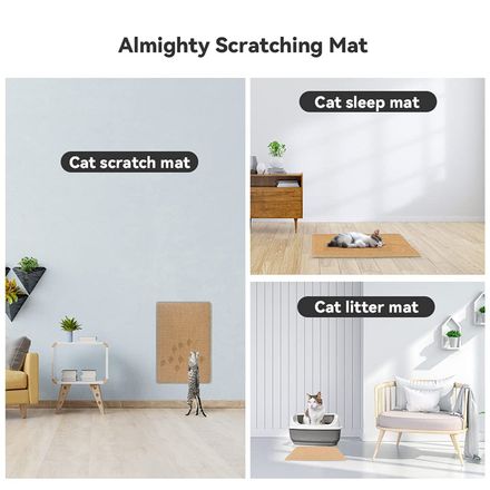 Tapis griffoir pour Chat, protège-meubles, pour un soin sain des ongles thumbnail 3