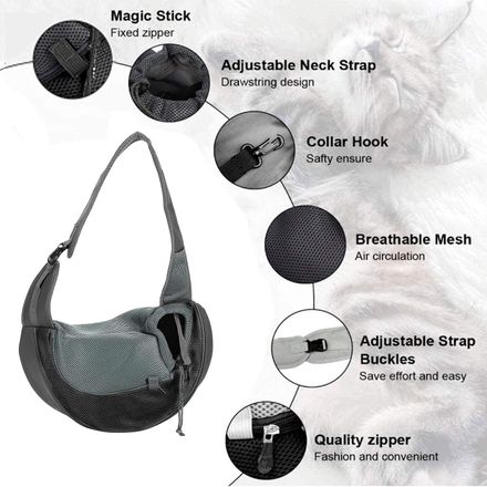 Sac de Transport pour Chiens et Chats – Respirant, Léger & Sécurisé thumbnail 4