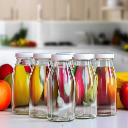 6 Mini Bouteilles En Verre – 200 Ml thumbnail 3