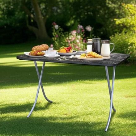 TABLE PLIABLE MARBRE NOIR MM thumbnail 1