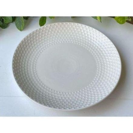 Plats Froids Assiette Plate En Céramique En Relief De 35 Cm thumbnail 2