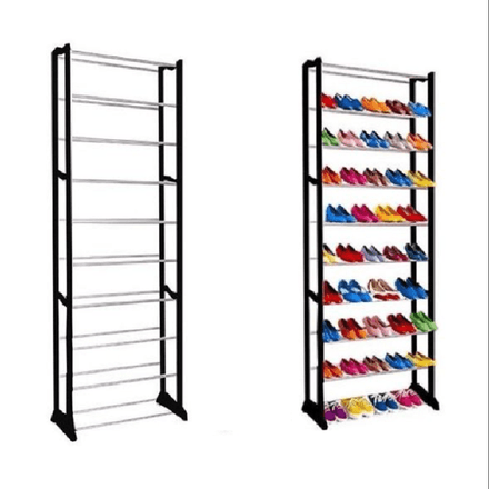 Étagère de Rangement à 10 Niveaux pour Chaussures thumbnail 3