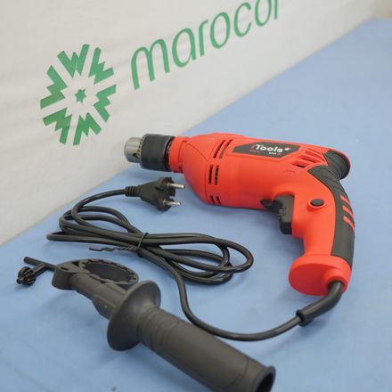 Perceuse Électrique 500W à Percussion – Vitesse Réglable, Mandrin 13 mm pour Bois, Métal et Béton thumbnail 2