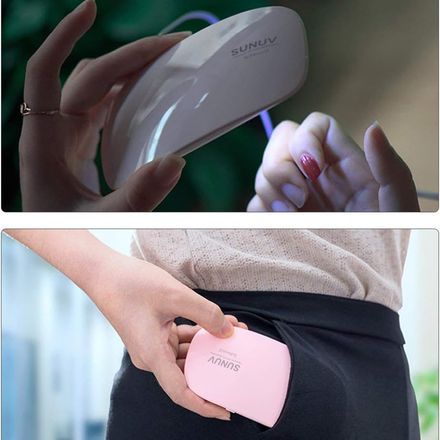 Mini lampe UV LED pour vernis Gel, design souris avec câble USB thumbnail 3