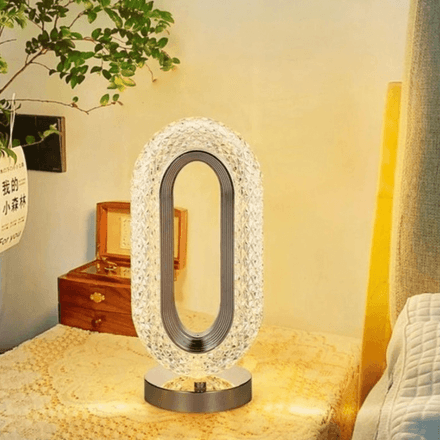 Lampe Décorative LED en Cristal – Variateur Continu et Télécommande pour Salon ou Bureau thumbnail 4