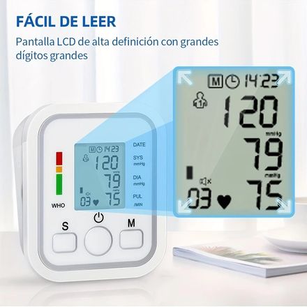 Tensiomètre automatique de bras avec câble USB et affichage LED thumbnail 2