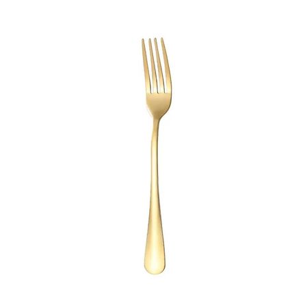 Ensemble De 18 Couverts De Table En Acier Inoxydable Doré thumbnail 4