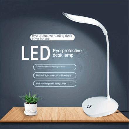 Lampe Led Tactile Flexible à Rechargeable Usb éclairage optimal ( couleur aléatoire ) thumbnail 4
