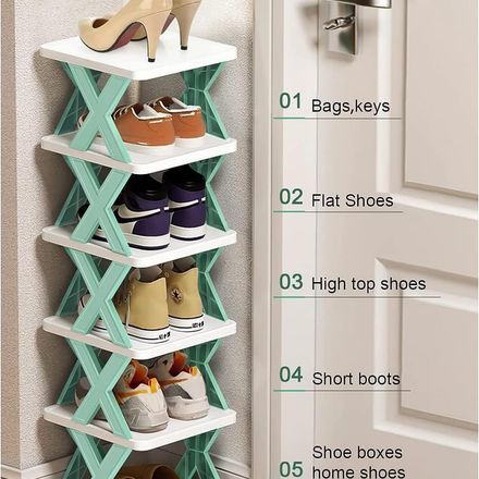 Rangement Astucieux : Étagère À Chaussures Pliante thumbnail 3