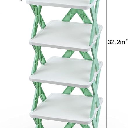 Rangement Astucieux : Étagère À Chaussures Pliante thumbnail 4