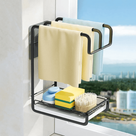 Optimisez votre espace avec notre Porte chiffons de cuisine multifonction thumbnail 1