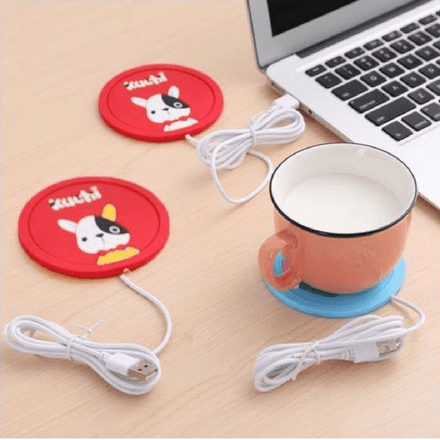 Réchauffeur Électrique De Tasse Usb Chauffe Verre De Café 2 Pièces ( Couleur Aléatoire) thumbnail 3