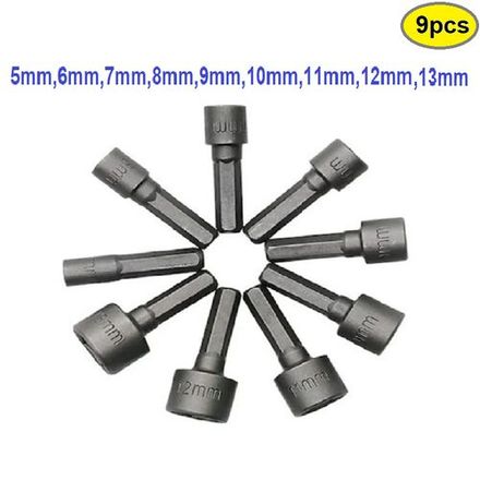 Kit de 9 Douilles Spéciales pour Extraction de Boulons, 5-13 mm thumbnail 1
