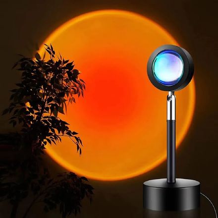 Lampe de coucher de soleil LED moderne, projecteur de lumière de coucher de soleil thumbnail 1