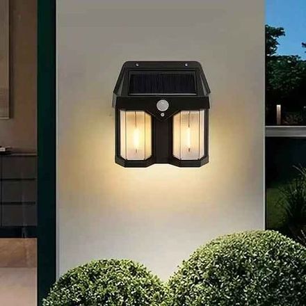 Éclairez votre extérieur avec style Applique murale solaire étanche pour jardin et villa thumbnail 1