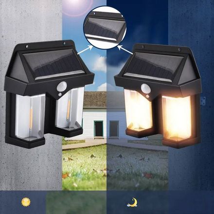 Éclairez votre extérieur avec style Applique murale solaire étanche pour jardin et villa thumbnail 2