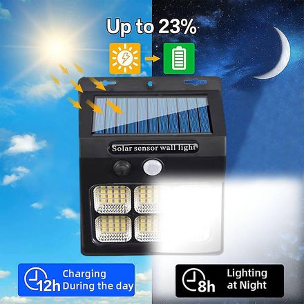 Illuminez votre jardin avec notre Applique Murale Solaire à LED Étanche thumbnail 2