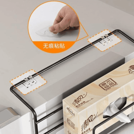 Support mural latéral pour réfrigérateur, étagère à épices de cuisine, gadgets de cuisine thumbnail 4