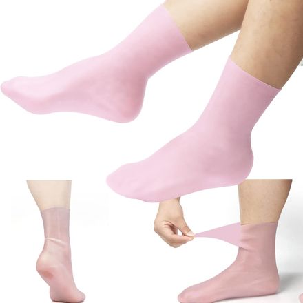 Lot De 2 Paires Chaussettes Hydratantes En Silicone thumbnail 4