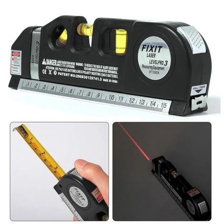 Précision Optimale Niveau Laser Polyvalent avec 3 Modes et Niveau à Bulle thumbnail 1