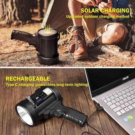 Lampe Torche Rechargeable Haute Intensité avec LED thumbnail 3