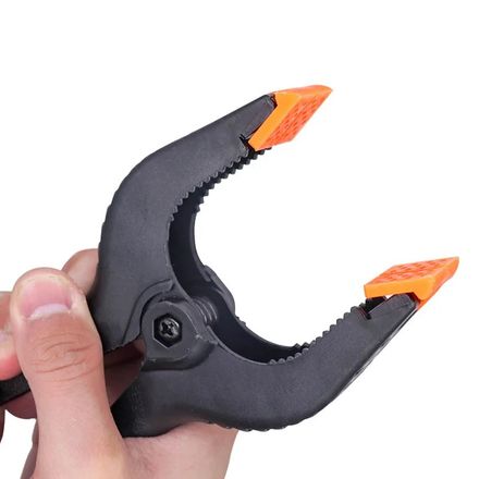 Ensemble de 2 Pinces à Ressort en Plastique pour le Travail du Bois – Fixation Robuste pour Studio Photo thumbnail 3
