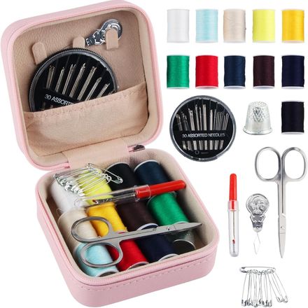 Boîte de rangement de couture portable multifonctionnelle pour la maison et les voyages (colleur aléatoire) thumbnail 2