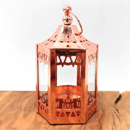 Fanos Marocain en Métal de 11,4 cm – Élégance Artisanale pour Décoration de Centre de table (Couleur Aléaoire) thumbnail 2