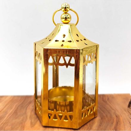 Fanos Marocain en Métal de 11,4 cm – Élégance Artisanale pour Décoration de Centre de table (Couleur Aléaoire) thumbnail 4