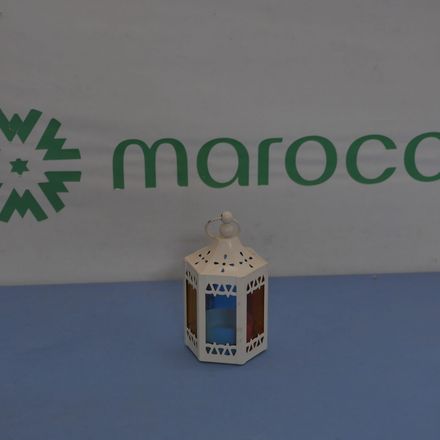 Porte-bougie marocain artisanal, décoration élégante et orientale. thumbnail 4
