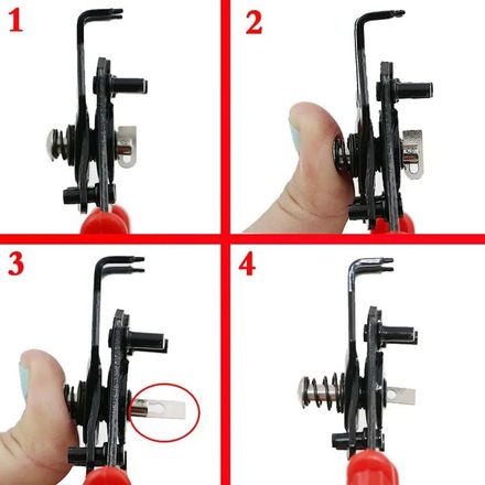Ensemble complet d’outils de fixation d’anneaux pression LYlip 4 en 1 thumbnail 2