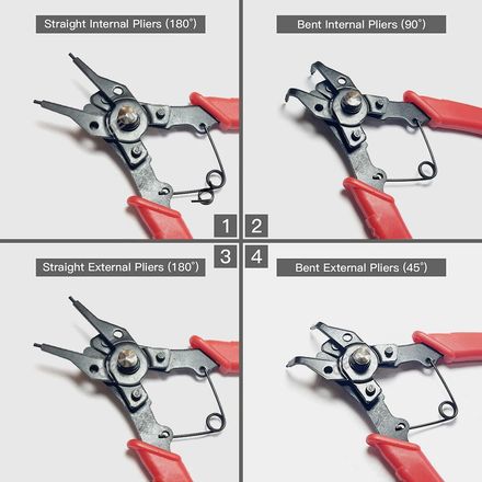 Ensemble complet d’outils de fixation d’anneaux pression LYlip 4 en 1 thumbnail 4