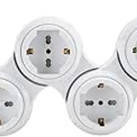 Multiprise Flexible PowerFlex avec 3 Prises et 2 Ports USB Charge Rapide thumbnail 3