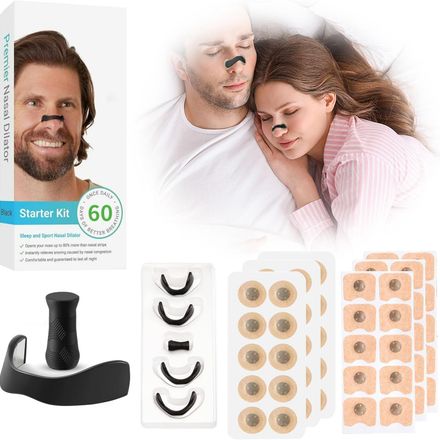 Kit de Bandelettes Nasales Anti-ronflement avec Etui thumbnail 1