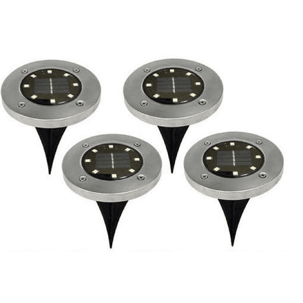 Lampes Solaires Led Encastrables Au Sol – Étanches Pour Jardin Et Extérieur thumbnail 1