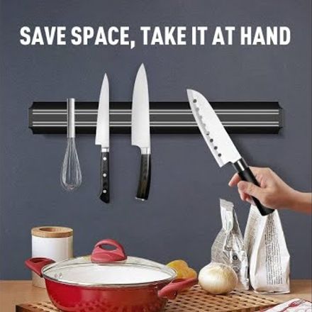 Élégant rangement Barre magnétique pour couteaux une solution moderne et pratique thumbnail 4