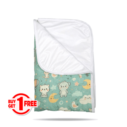 Tapis à Langer Bébé Imperméable Pas dOurson 50x80 cm - Un acheté le 2éme est offert thumbnail 1