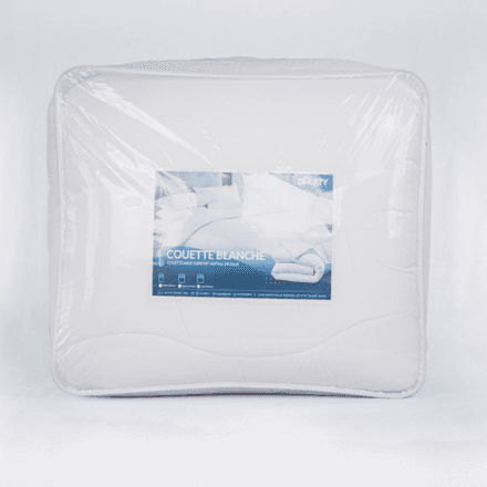 Couette Blanche en Microfibre Kasbah – Antiallergique & Douce  thumbnail 4