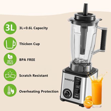 Maximisez l’efficacité avec le Blender Commercial Silvercrest 3L Une Fusion de Puissance et de Performance thumbnail 3