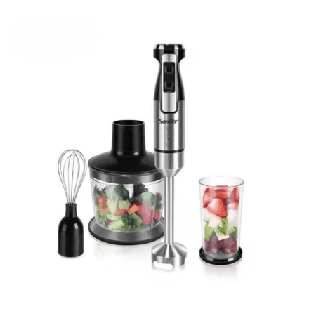 Mixeur plongeant multifonction 3 en 1, hachoir et fouet électrique en acier inoxydable 600 W pour la cuisine thumbnail 3