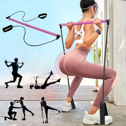 Kit de barre de Pilates – Dispositif d’exercice polyvalent pour la maison thumbnail 3